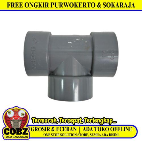 1 1/4 IN / RUCIKA D-DT Tee Sambungan Fitting Pipa PVC
