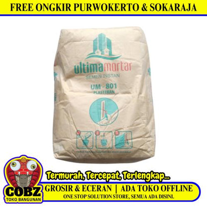 40 KG / ULTIMA MORTAR UM 801 Semen Instan Plesteran Sak