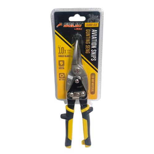 10 IN / SOLID Gunting Hollow Baja Ringan Seng Aviation Snip Scissors