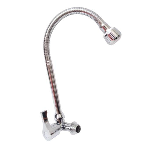 1/2 IN / NM Kran Angsa Fleksibel Sink BCP Tembok Stainless