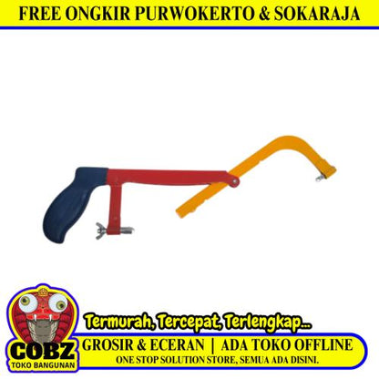 13 IN / VPR Gagang Gergaji Gendewa Gorok Potong Besi Logam Bahan Fiber