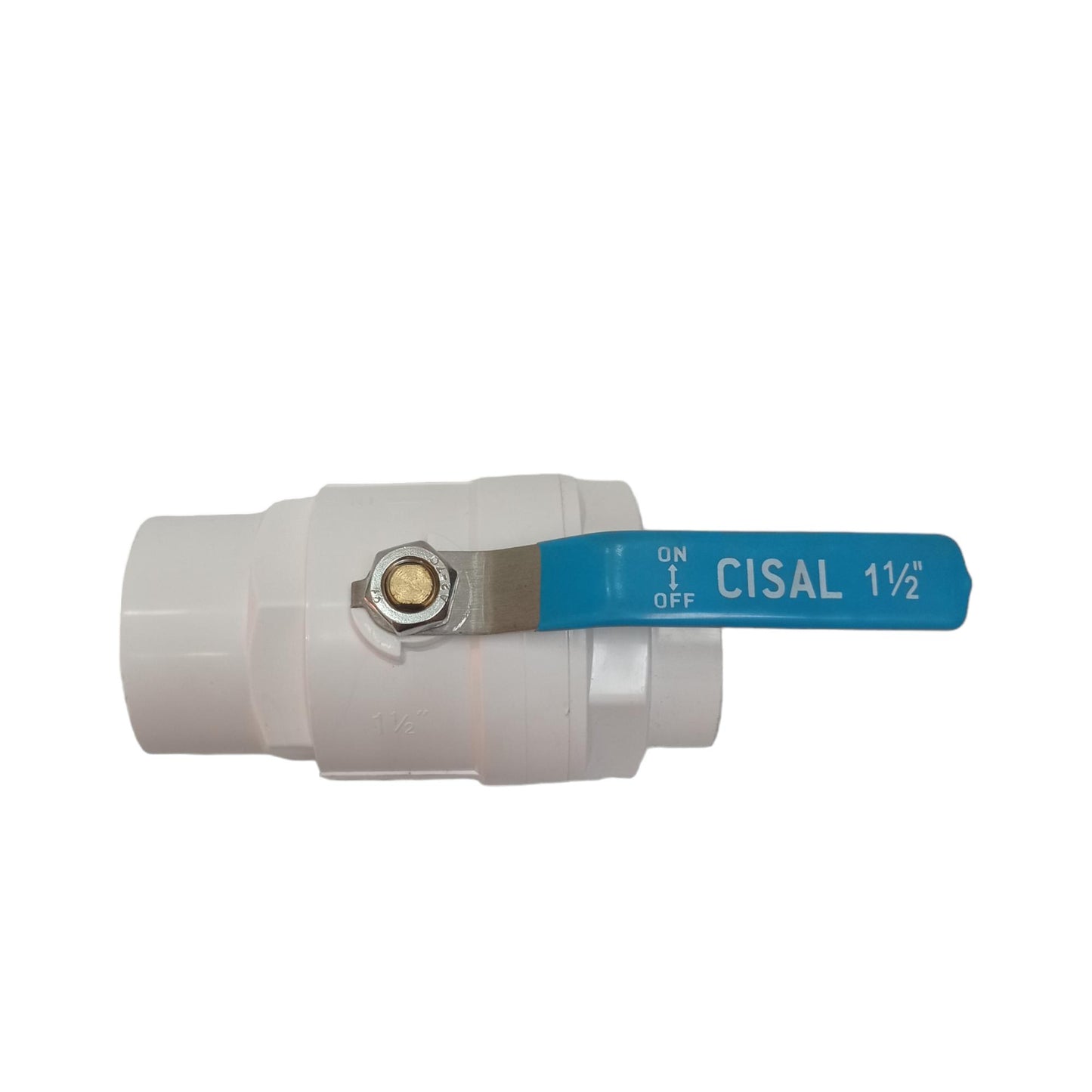 1 1/2 IN / CISAL Stop Kran Polos Ball Valve Engkol Plastik PVC