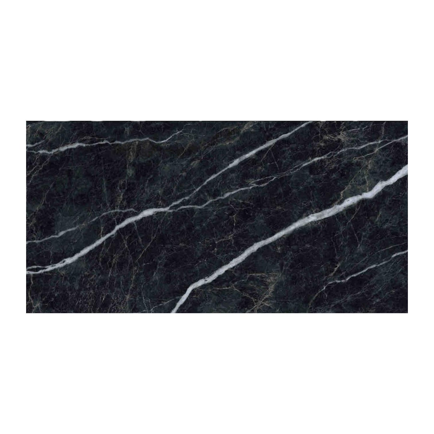 60 CM x 120 CM / SERENITY ARLINGTON NERO Granit Dinding Kamar Mandi Glossy Dus