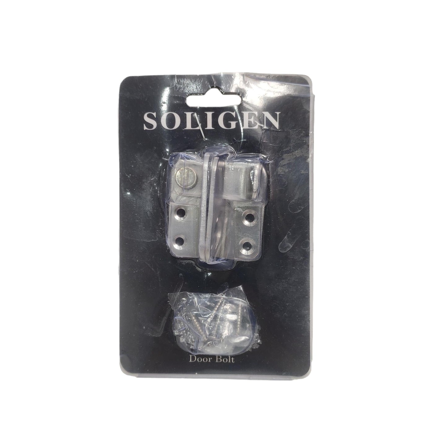 SOLIGEN Grendel Pintu Geser Sliding Door Lurus Stainless Set