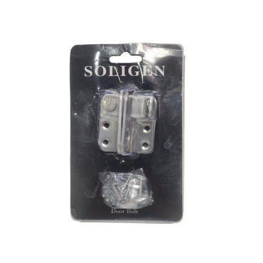 SOLIGEN Grendel Pintu Geser Sliding Door Lurus Stainless Set