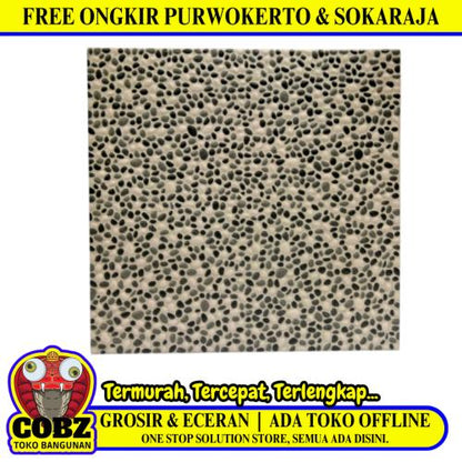 40 CM x 40 CM / ARWANA DUBROVNIK  Keramik Lantai Teras Garasi Matte Grey Dus