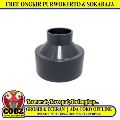 3 IN x 1 1/4 IN / RUCIKA D-IN Increaser Verlop Sok Flock Fitting Pipa PVC