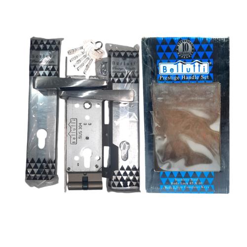 BELLUTTI B.1811.13 SNCP Handle Door Lock Tarikan Handle Kunci Pintu Besar Set
