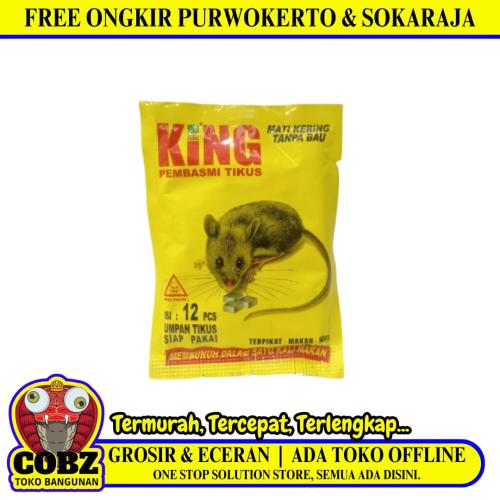 50 GR / KING Racun Tikus Siap Pakai Langsung Mati Ditempat Ampuh