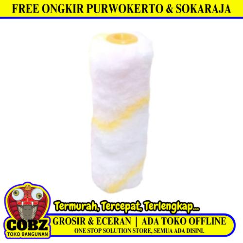 4 IN / XURI Refill Isi Kuas Busa Roll Cat Tembok Kayu Besi Kecil