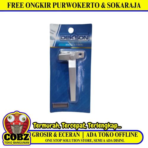 DEKSON CH4 SLR Rambuncis Handle Slot Grendel Kunci Jendela Kanan SS Silver