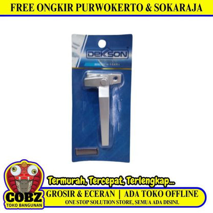DEKSON CH4 SLR Rambuncis Handle Slot Grendel Kunci Jendela Kanan SS Silver