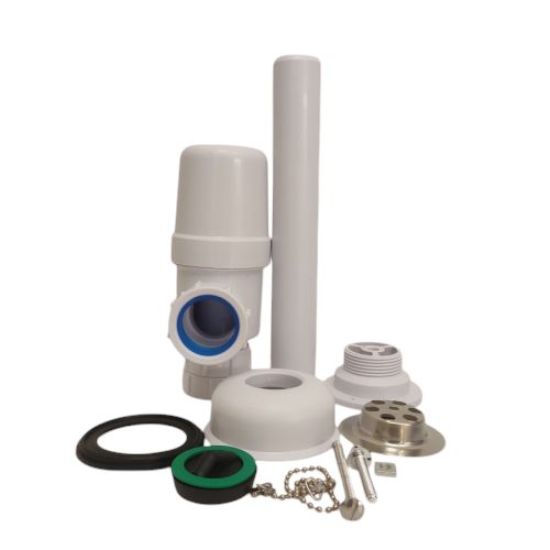 1 1/4 INCH / HSS Sifon Botol Saringan Pipa Wastafel PVC Set