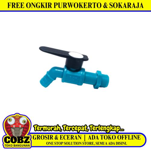 1/2 IN / MDN Kran Air Tembok Taman Kamar Mandi Plastik PVC