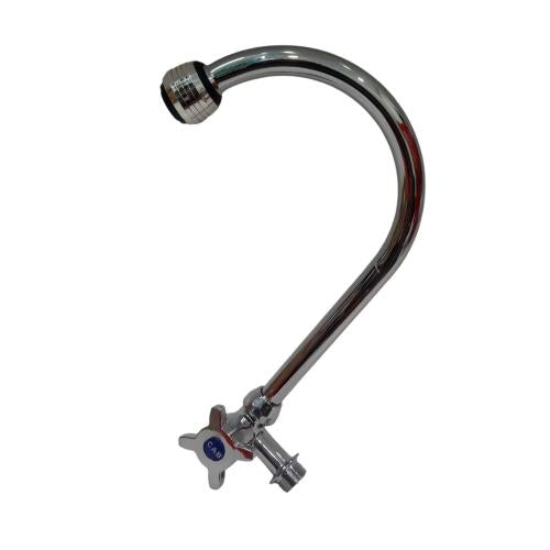 1/2 IN / CAB 01 Kran Angsa Sink Bak Cuci Piring Tembok Stainless