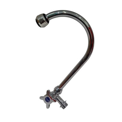 1/2 IN / CAB 01 Kran Angsa Sink Bak Cuci Piring Tembok Stainless