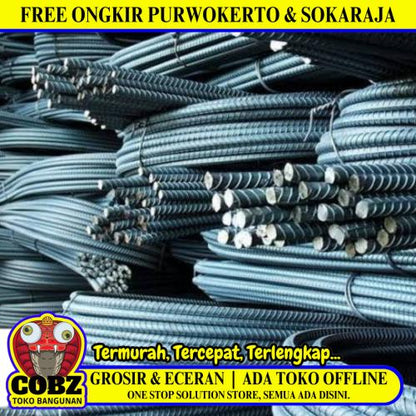 19 MM x 12 M / TM Besi Beton Fisik Standar Batang