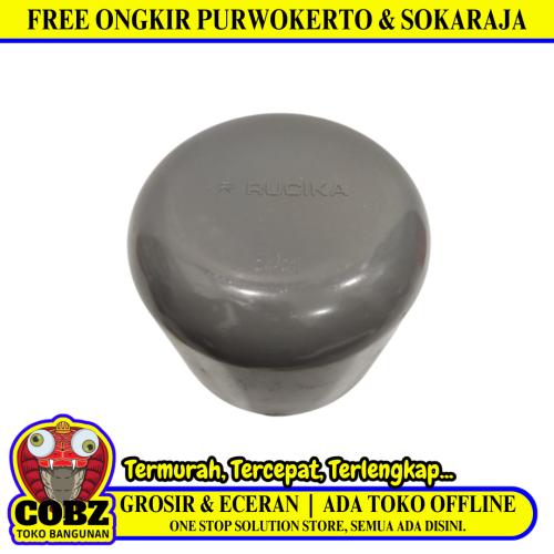 4 IN / RUCIKA AW Dop Cap Tutup Sambungan Fitting Pipa PVC