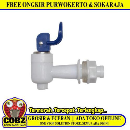3/8 IN / COBZ Kran Dispenser Guci Drat Luar Air Dingin Cold Biru Tua