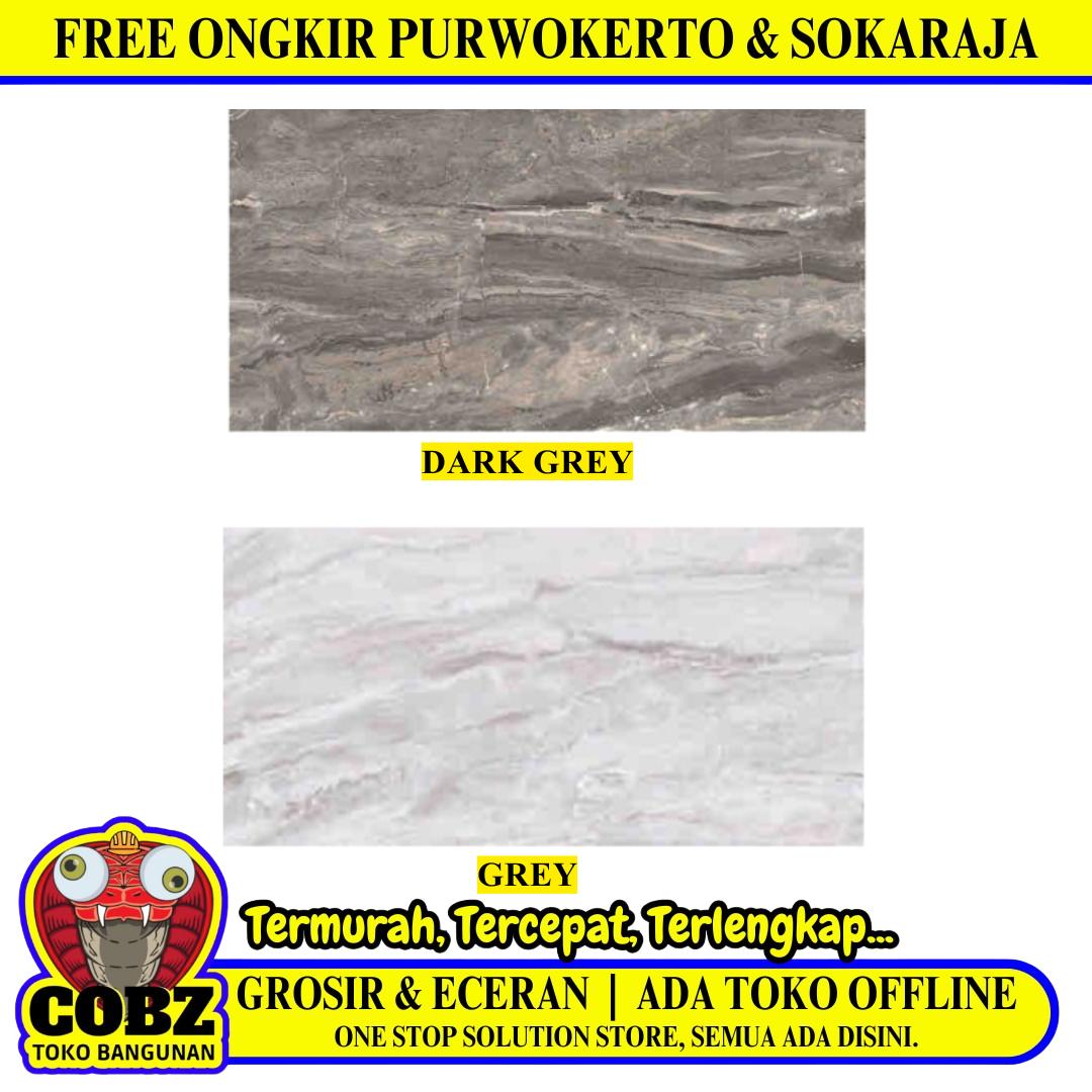 60 CM x 120 CM / SERENITY VERDE Granit Dinding Kamar Mandi Glossy Dus