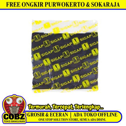 28 CM x 37 CM / TM Plastik Kresek Loss Ekonomis Hitam Pack