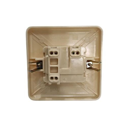 BRIGHT-G  Saklar Ganda Double Seri 2 Gang Tanam IB Inbow Cream