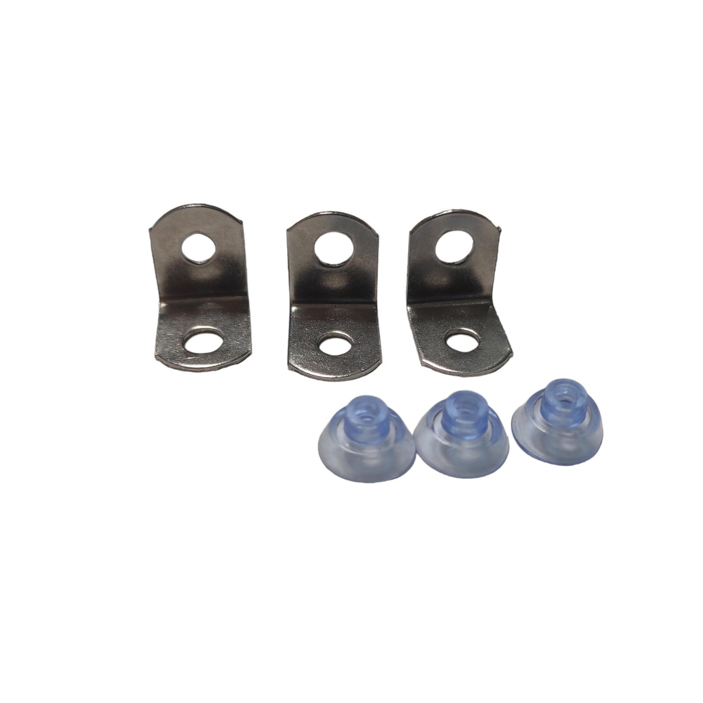 COBZ Ambalan Kaca Plat Penahan Papan Lemari Furniture Besi Biji