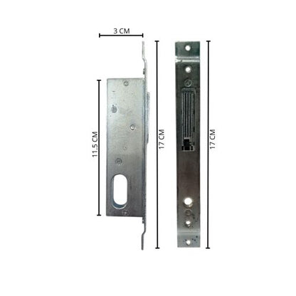 MICO 41054 Slot Body Kunci Pintu Geser Aluminium Sliding Door Set
