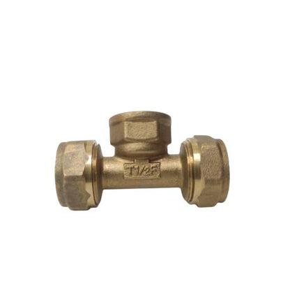 L 20 x 1/2 IN / TM Tee Selang Pex Drat Dalam Ke Pipa Kuningan