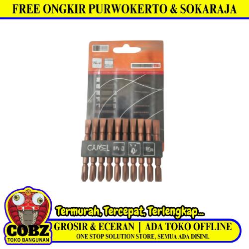 PH 2 x 65 MM / CAMEL Mata Obeng Angin Screwdriver Plus Minus Magnet Set