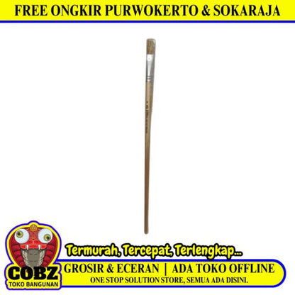 8 IN / ETERNA Kuas Lukis Tembok Kayu Besi Air Acyrlic Paint Brush