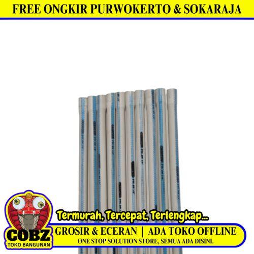 1/2 IN x 400 CM / CHAMPION AW Lis Biru Pipa Pralon Paralon PVC Putih Batang