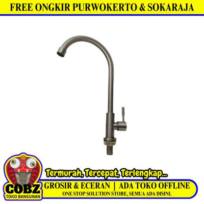 1/2 IN / SOLIGEN  Kran Angsa Sink BCP Wastafel Stainless PVC