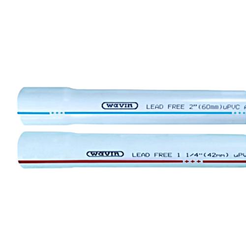 2 IN x 400 CM / WAVIN D Lis Merah Pipa Paralon PVC Putih Batang