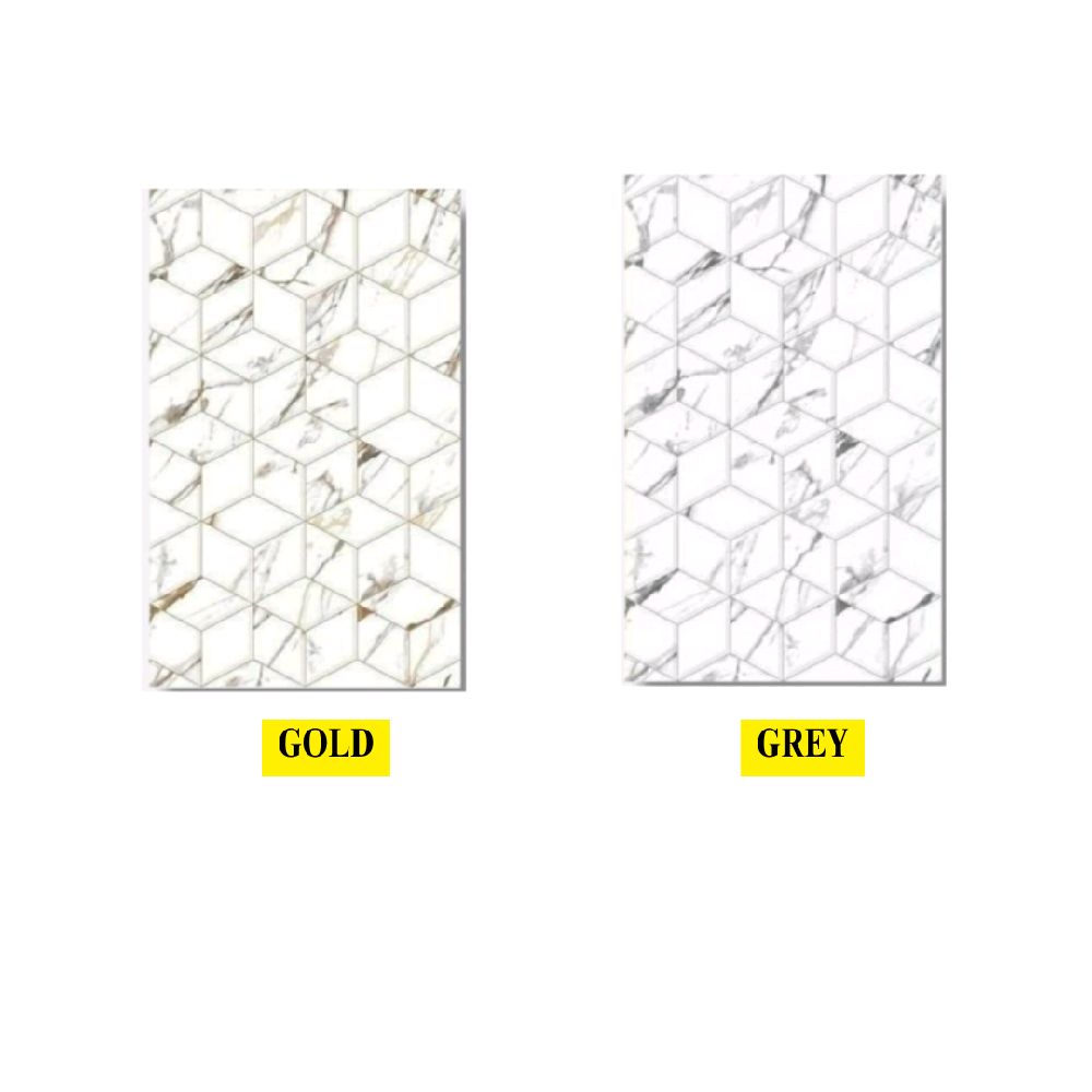 25 CM x 40 CM / ASIA TILE EVEREST DECOR Keramik Dinding Kamar Mandi Glossy Grey Dus