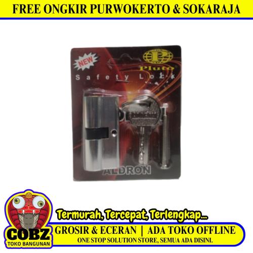 ALDRON Silinder Anak Kunci Pintu Cylinder Lock Kecil + 3 Kunci