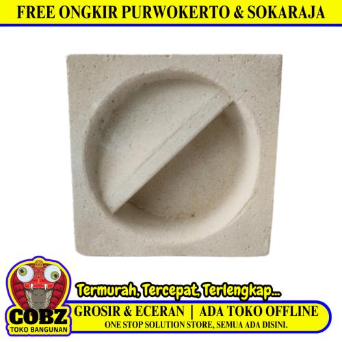 20 CM x 20 CM / BN MTF 08 Rooster Pasir Putih Putih 2 Sisi Biji