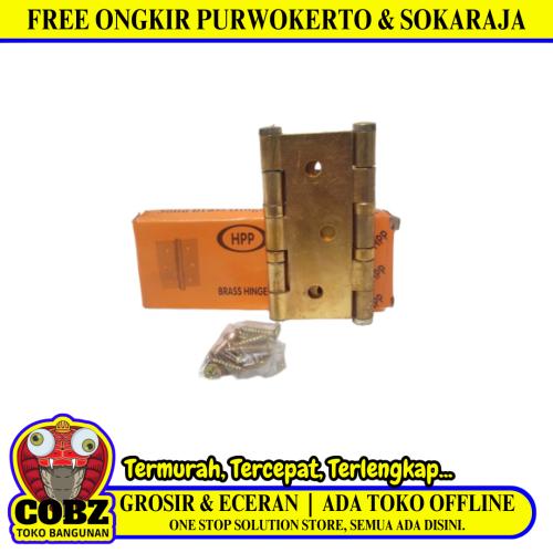 3 IN / HPP Engsel Kupu Kupu Pintu Jendela Hinge Stainless Set