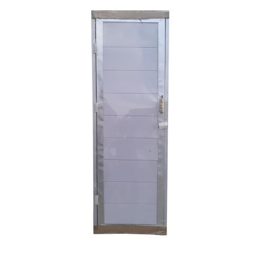 8 CM x 66 CM x 195 CM / KARUNIA Pintu Kamar Mandi Galvalum Kanan Set