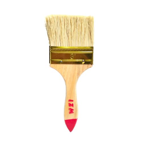 3 IN / IZM Kuas Cat Tembok Kayu Besi Air Acyrlic Paint Brush