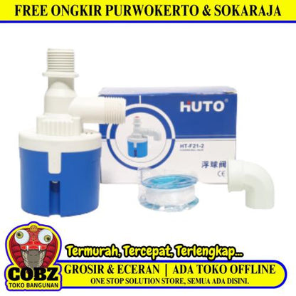 1/2 IN / HUTO Pelampung Otomatis Torrent Water Level Control Stop Kran Set