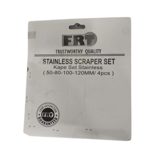 2 - 5 IN / FRT Sekrap Daun Kape Scrapper Cat Acian Stainless Set