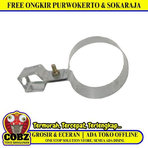 2 1/2 IN / TM Klem Pipa Gantung Hanger Clamp Galvanis Tipis