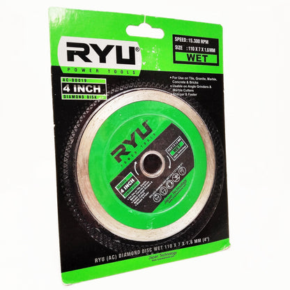 4 IN / RYU Wet Mata Gerinda Potong Keramik Diamond Cutting Wheel