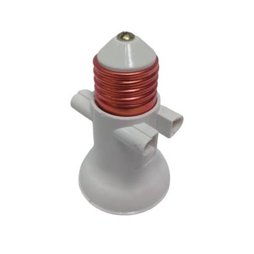 MATSUI 01 Fitting Lampu Kombinasi Socket Stop Kontak Putih