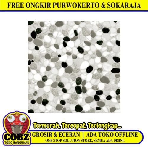 25 CM x 25 CM / UNO NIKKO Keramik Lantai Kamar Mandi Matte Grey Dus