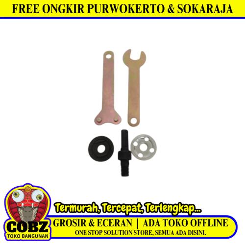 NM Adaptor Converter Konektor Arbor Mesin Bor Jadi Gerinda Set