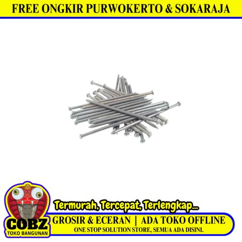 120 MM / TM Paku Beton Tembok Dinding Hitam Ecer Biji
