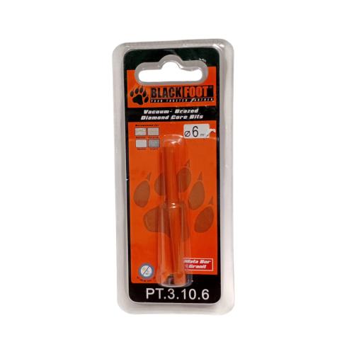 6 MM / BLACKFOOT Mata Coring Diamond Core Pelubang Keramik Granit Kaca