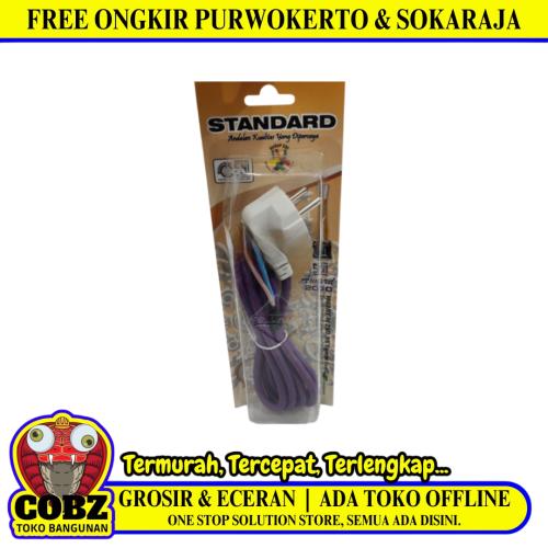 160 CM /STANDARD Kabel Jek Setrika Gosokan 2 Kabel